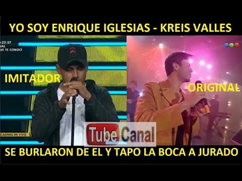 CASTING YO SOY ENRIQUE IGLESIAS - COMPARACION DE VOZ - KREIS VALLES