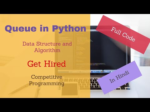 Queue In Python In Hindi Queue In Python Data Structures And Algorithms Codewithjoy