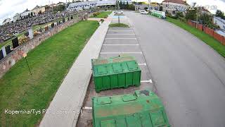 Dąbrowa Białostocka, parking cmentarza
