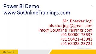 01 Power BI Demo Part1 by Bhaskar Jogi