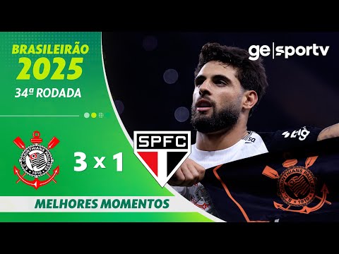 Gols e lances de Corinthians x São Paulo