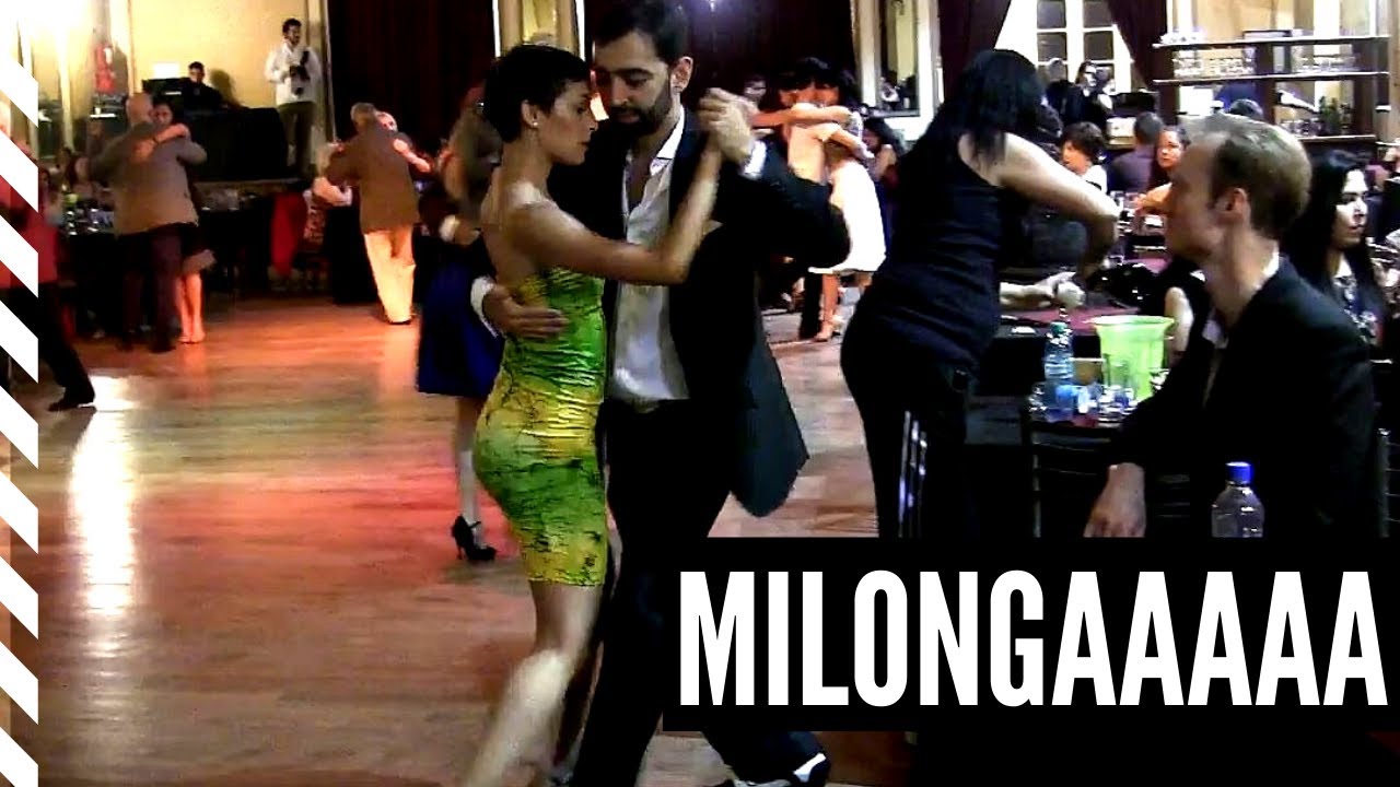 Baile de milonga, Demian Garcia, Laly Victoria, tango Buenos Aires, Porteño y Bailarín 2016