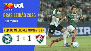 CORITIBA 1 X 1 FLUMINENSE | MELHORES MOMENTOS | BRASILEIRÃO