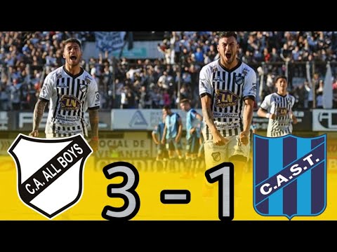 B Metro : ALL BOYS 3 - 1 SAN TELMO | (Reducido - Final) | LOS GOLES