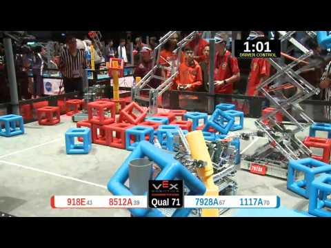 2015 VRC-MS Spir Q71 -  (918E 7928A) 47-Spirit Div-VRC Middle School-VEX Worlds 2015