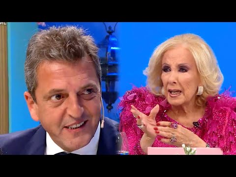 "If he wins, will all the Kirchnerists stay?": Massa's response to Mirtha Legrand's barb.