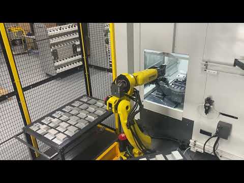HAAS UMC-750SS & HRP-2 Robot Demo - Machinified