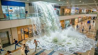 Desabamentos e Erros Insanos em Shoppings Flagrados pelas Câmeras