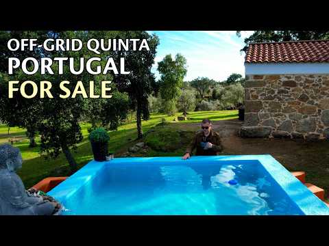 Off-Grid Quinta FOR  SALE in Portugal with 2 Hectares of Farm Land