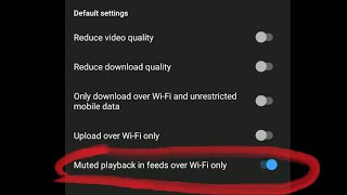 How to turn off video auto-playing while scrolling YouTube app home screen feed?
