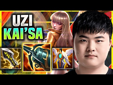 UZI IS A MONSTER WITH KAI'SA! - Uzi Plays Kai'sa ADC vs Aphelios! | Season 11