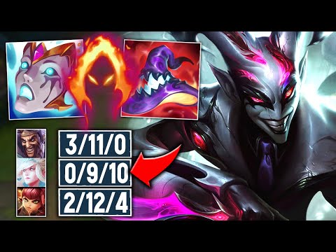 PINK WARD TRIES TO CARRY A TEAM OF INTERS!! - AP Shaco Jungle