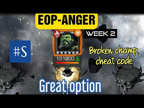 #S Objective | Great Option | Broken champ | EOP- ANGER | Week 2 | Overseer Boss