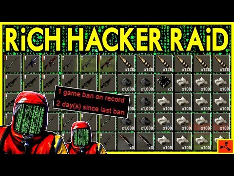 Rust RAiDiNG RiCH HACKERS - Wealthy Revenge Raid (Jackpot Raids Loot) Video