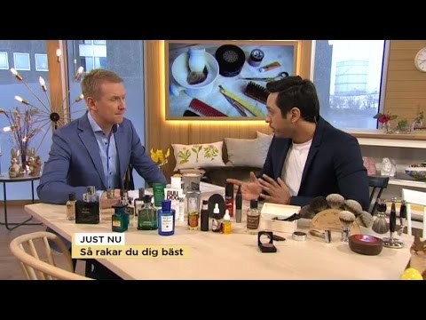 Sköna skönhetsprodukter för män - Nyhetsmorgon (TV4)
