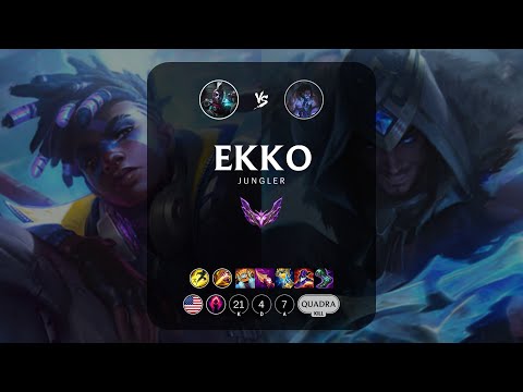 Ekko Jungle vs Sylas - NA Master Patch 13.11