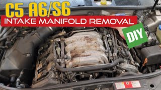 How to Remove the INTAKE MANIFOLD on a 4.2 Audi V8