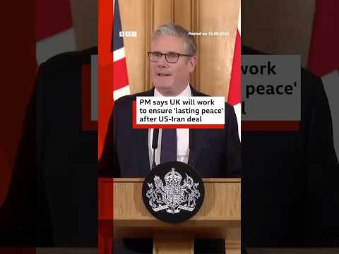 PM says UK will work to ensure 'lasting peace' after US-Iran deal. #BBCNews
