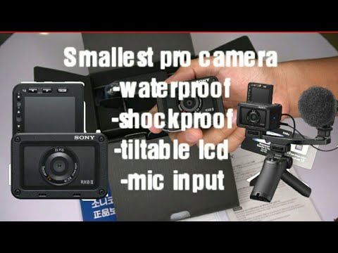 Sony rxo mark 2 unboxing - first ever water proof camera with tiltable lcd