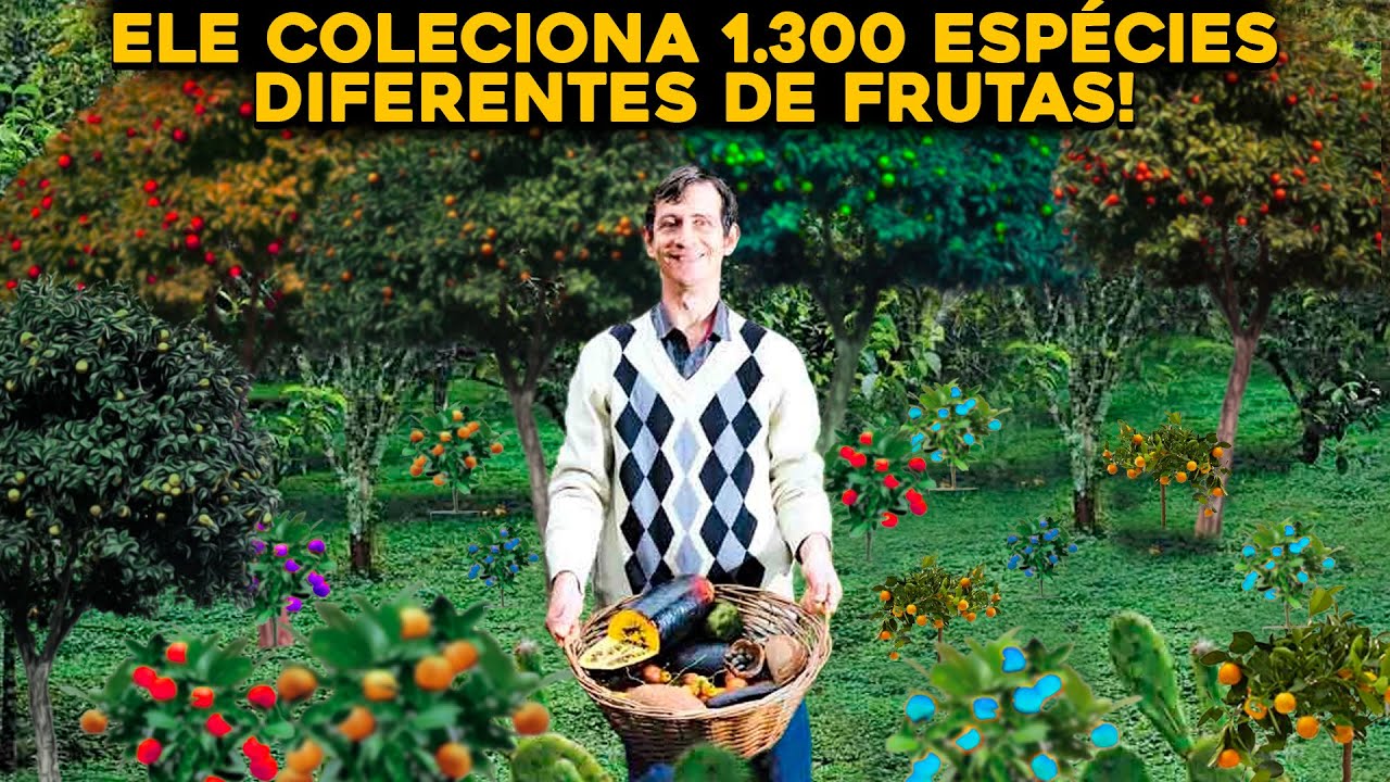O BRASILEIRO QUE É O MAIOR COLECIONADOR DE FRUTAS DO MUNDO!