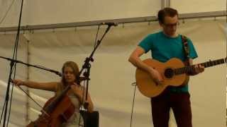 Shepley Spring Festival Sun 27 May 12 16 Luke Hirst and Sarah Smout Beer Tent