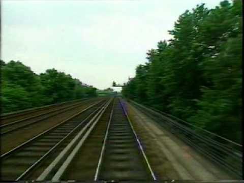 S3 from Friedrichstrasse to Bhf Zoo 1993 (Führerstandsmitfahrt)