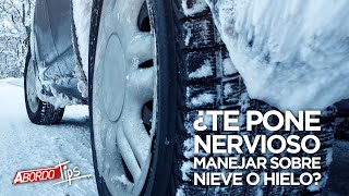 Cómo manejar en nieve y hielo | A Bordo Tips