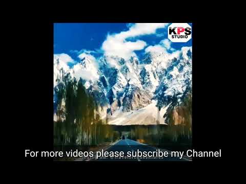 Beautiful view with beautiful Pashto song Janan