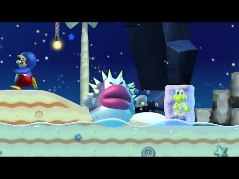 Super Mario Saves Christmas Porcupuffer 1-up Trick / Glitch