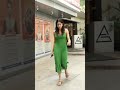 Janhvi Kapoor Snapped Post Workout In Green Dress Janhvikapoor Shorts