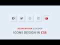 Neomorphism UI Design In CSS | Social Media Icons Design Using HTML And CSS Neomorphism UI Design In CSS | Social Media Icons Design Using HTML And CSS