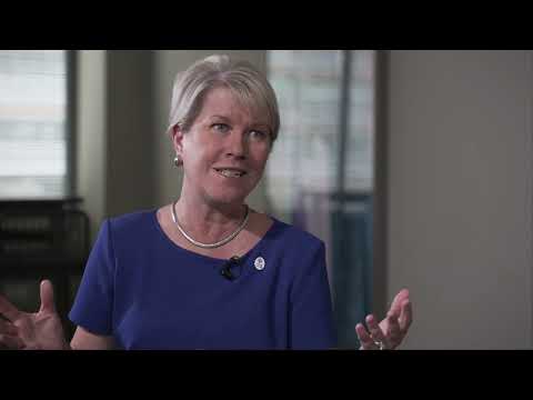 Jennifer Jones, πρόεδρος του Rotary International για το φιλανθρωπικό έργο της οργάνωσης.