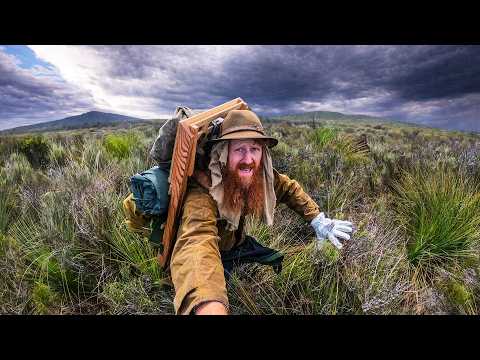 4 Days ALONE | 60 kms on One of Australia's Toughest Hikes with 1900s Camping Gear