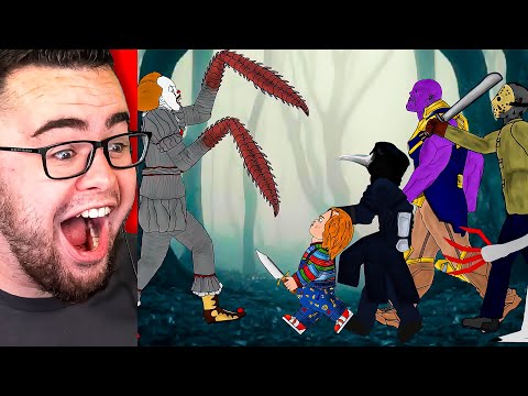Reacting to PENNYWISE vs VENOM vs CHUCKY & MORE