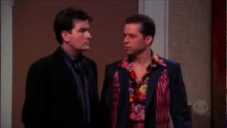 Two and a Half Men - Charlie &amp; Alan as Gay Couple [HD]