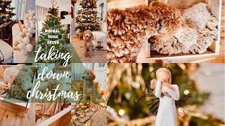 TAKING DOWN CHRISTMAS|minimal home decor inspiration