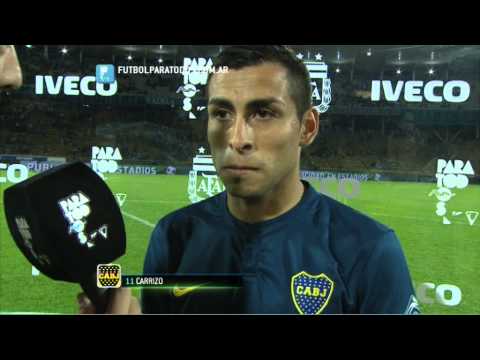 Carrizo: "Lo buscamos hasta el último minuto". Belgrano 0 - Boca 1. Fecha 2. Torneo Primera ...