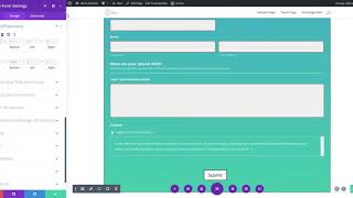 Gravityform Footer