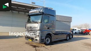 Mercedes-Benz Actros L 2848 6X2 HTS 30 tons cable system Lift-Axle Full Air Au Seil Abrollkipper | Bild 4 - Autoline