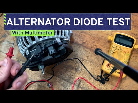 How to do a Quick Alternator Diode Test with a Multimeter