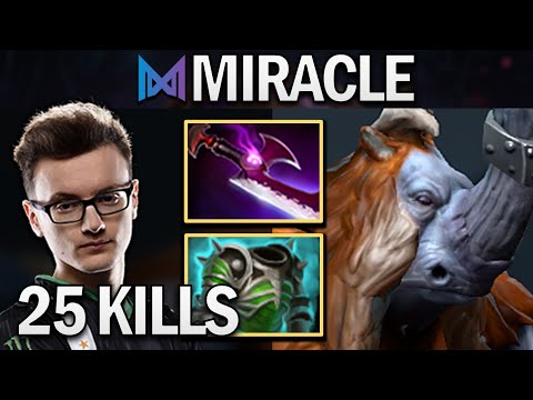 NIGMA.MIRACLE MAGNUS WITH 25 KILLS - DOTA 2 7.27 GAMEPLAY