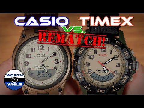 Timex vs Casio REMATCH! Timex Expedition vs Casio AW-80. Watch Review & Comparison!