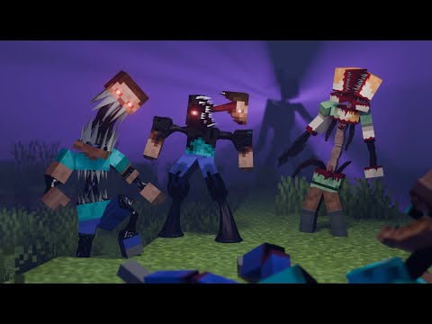 Minecraft in movie but it's horror