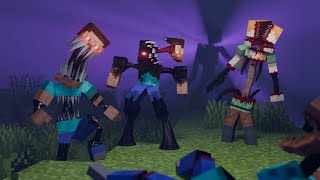 Minecraft in movie but it's horror