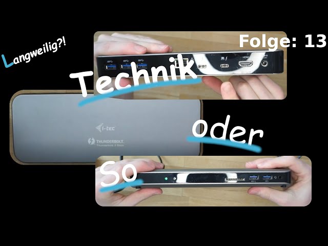 Vídeo relacionado con I-Tec USB 3.0/USB-C 5K Universal Dual Docking Station 2X 4K 60Hz Video 2X HDMI 1x Ethernet 6X USB 3.0 Windows Mac OS Linux Android Compatible con Thunderbolt 3, gris
