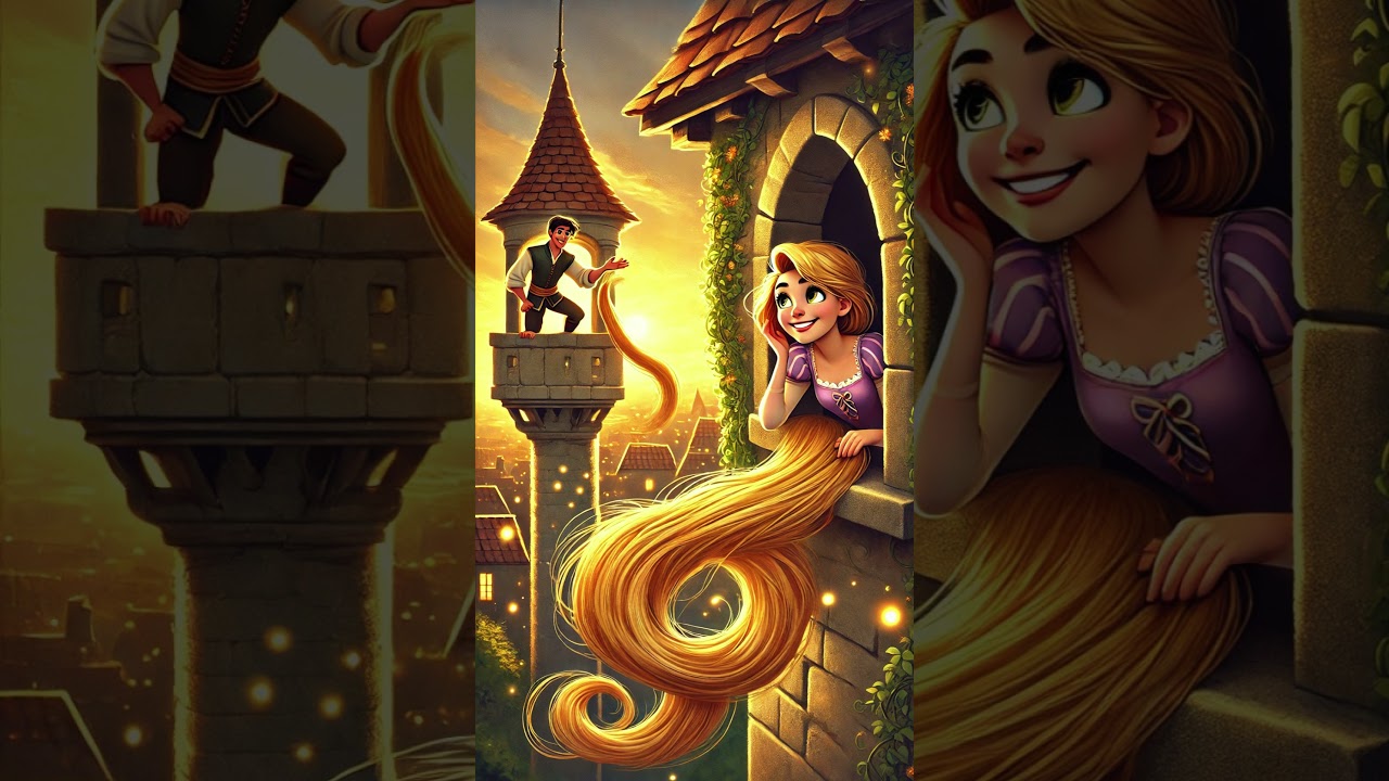 Rapunzel | A Magical Fairy Tale for Kids | #storytime #bedtimestories #kidsstory #shorts