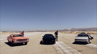 DeLorean vs KITT vs General Lee | Hollywood Cars | Top Gear USA