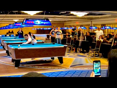 2019 APA Southwest Challenge 9-Ball in Las Vegas With Final Shot from the winning team.