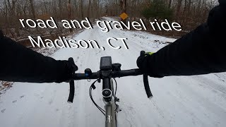Road & Gravel Ride in Madison, CT (Summer Hill Rd to Lake Hammo to Chestnut Hill)
