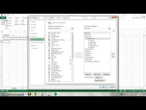 Your first VBA Macro using Excel